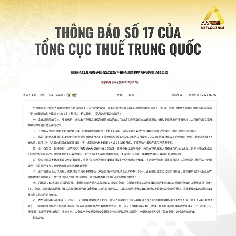 thong-bao-so-17-cua-tong-cuc-thue-trung-quoc-doanh-nghiep-nhap-hang-can-nam-ro
